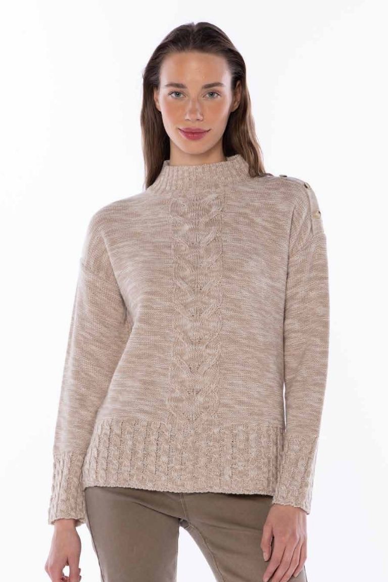 Jersey Jaspeado Detalle Tenzado