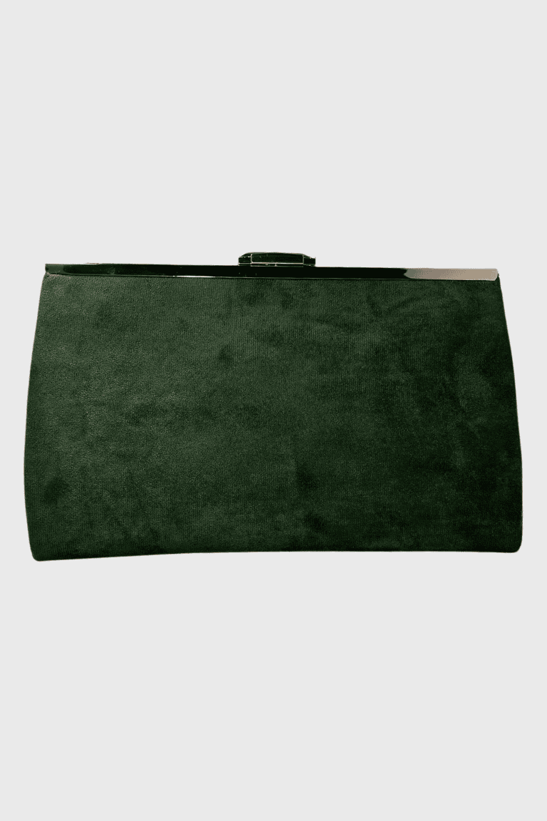 Bolso de Mano Antelina Verde