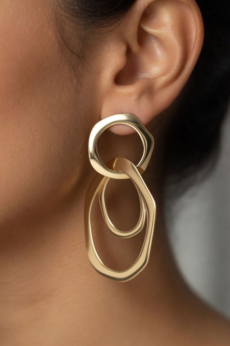 Pendientes Aros Dorados