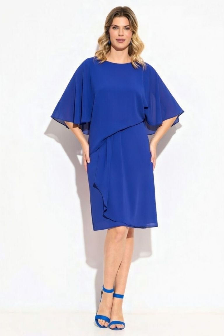 Vestido Midi Detalle Capa