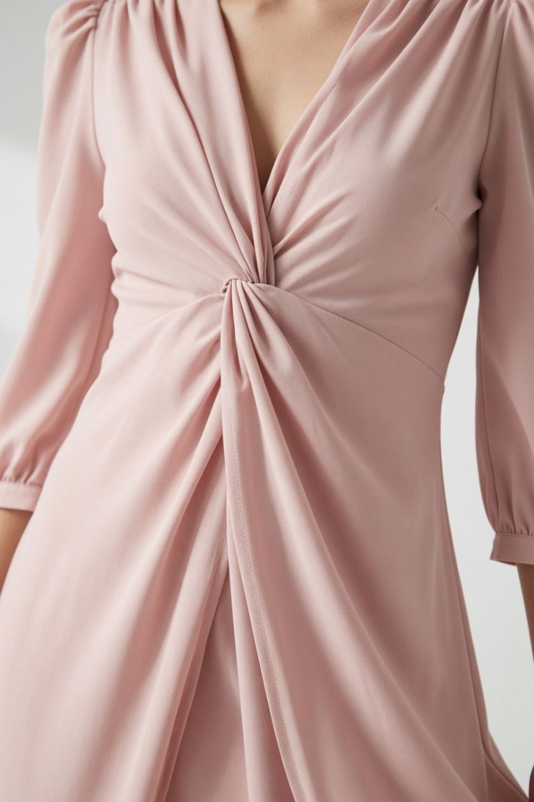 Vestido Fluido Nudo - Imagen 3