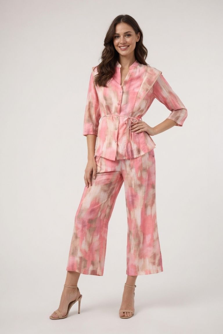 Pantalón Estampado Acuarela