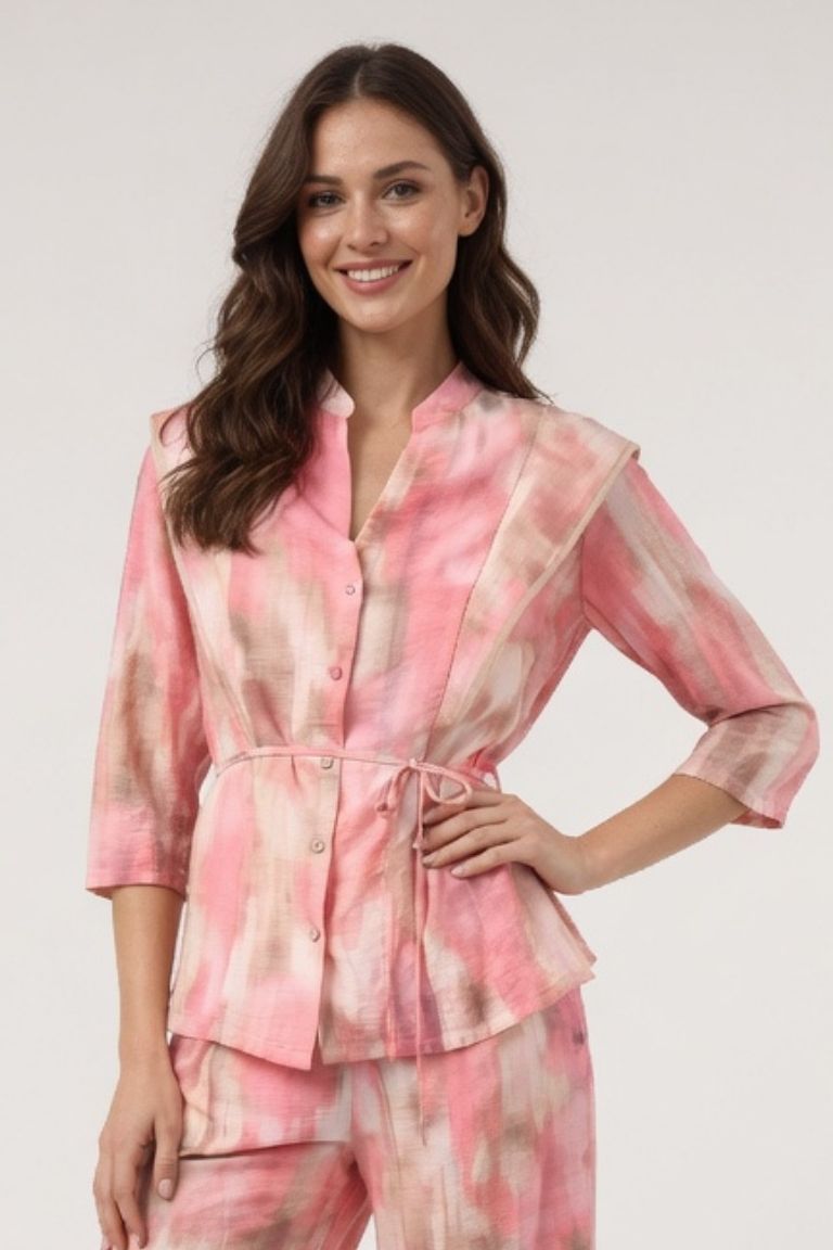 Blusa Estampada Acuarela