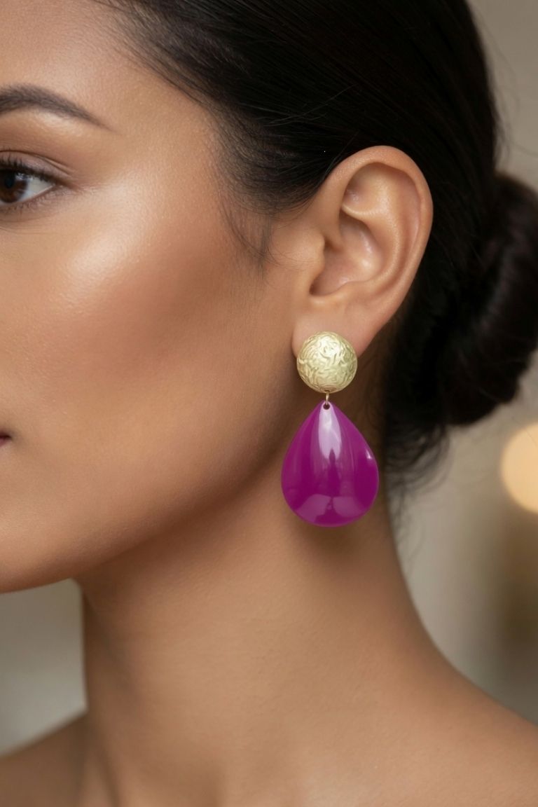 Pendientes Gota Color