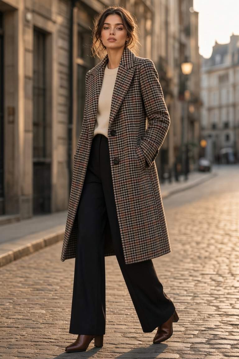 Abrigo Sastre Tweed