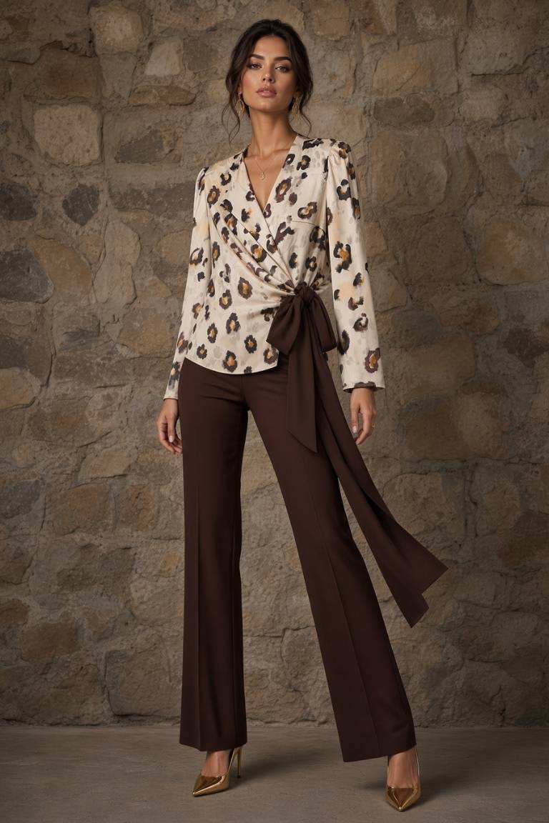 Conjunto Chocolate Animalprint