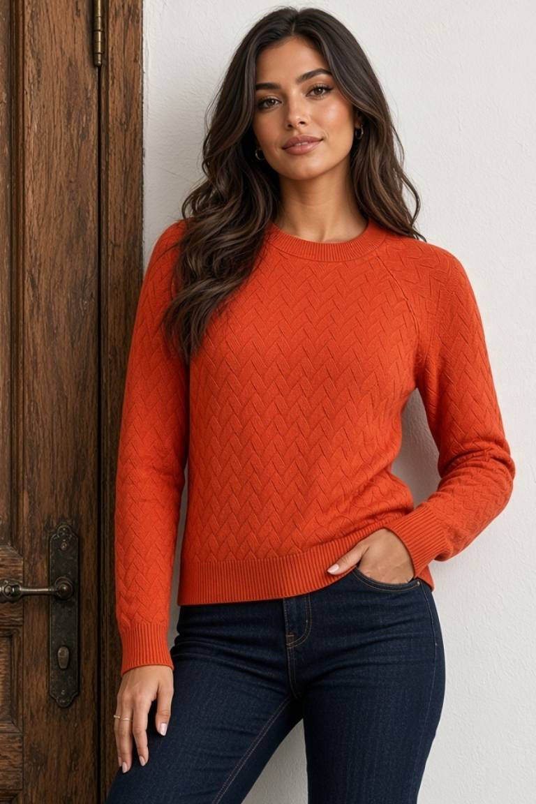Jersey de Punto Relieve Espiga